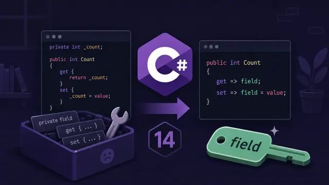 C# 14 Eliminates Property Boilerplate with the field Keyword