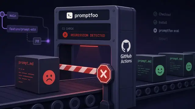 Catch Prompt Regressions in CI with promptfoo and GitHub Actions