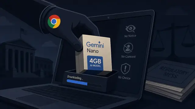 Chrome's Silent 4GB AI Download: The Cost of Shipping Web AI
