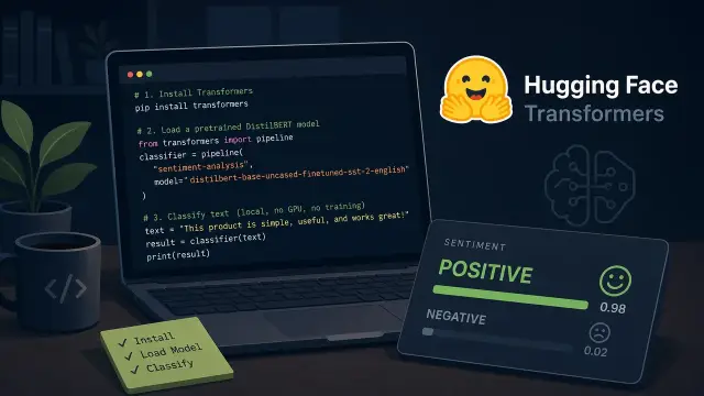 Classify Text in 10 Lines with a Hugging Face Transformers Pipeline