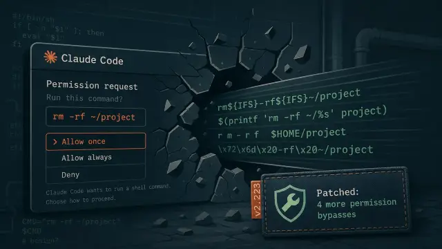 Claude Code's Permission Prompt Isn't a Security Boundary