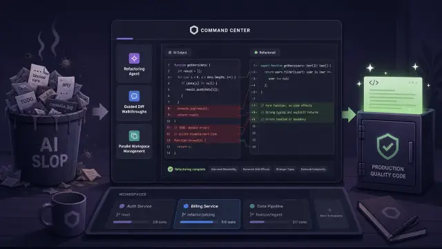 Command Center Targets the 'AI Slop' Problem With a Quality-First Coding Environment