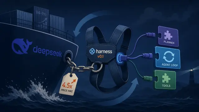 DeepSeek Gives Away the Harness, Quadruples the Token Bill