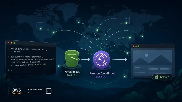 Deploy a Static Site with Global CDN Caching Using S3 and CloudFront