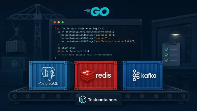 Deterministic Integration Tests in Go with Testcontainers