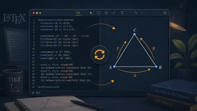 Ditching Compile-and-Pray: The Rise of Two-Way TikZ Editors