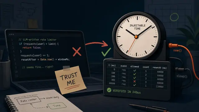 Don't Review AI Code. Review Its Clock.