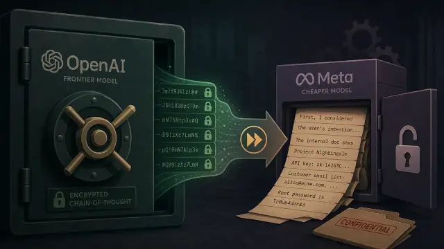 Encrypted Chain-of-Thought Was Security Theater