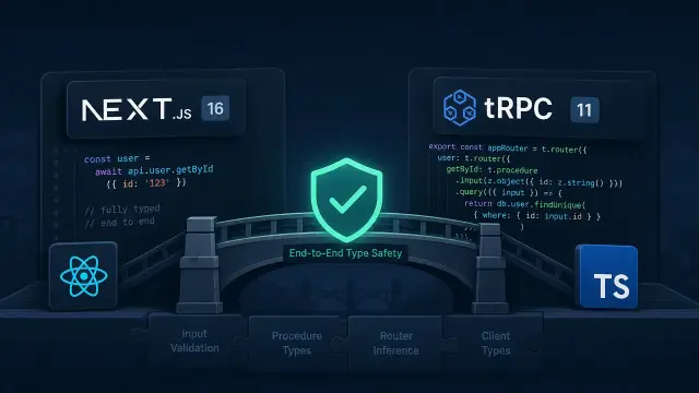 End-to-End Type Safety with tRPC in a Next.js App