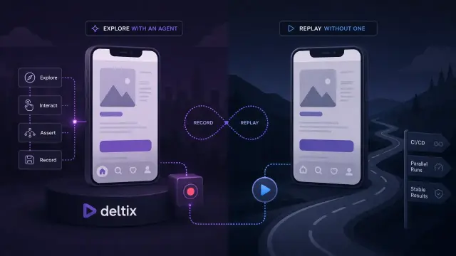 Explore With an Agent, Replay Without One