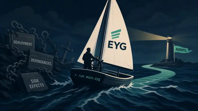 EYG Bets the Hard Part of Programming Isn't Syntax