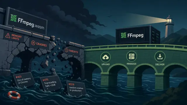 FFmpeg.wasm Breaks Exactly Where Production Begins