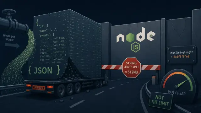 Giant JSON Files Hit a Wall Long Before RAM Runs Out