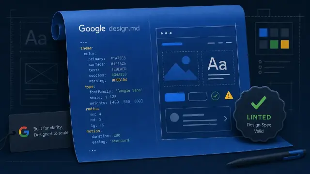 Google's design.md: A Spec to Stop Agents Writing Ugly UI