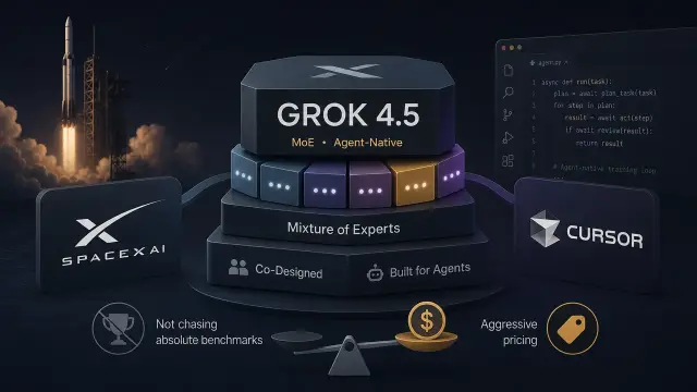 Grok 4.5 and the Rise of Co-Designed Developer Models
