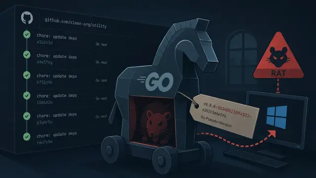 How Fake Commit Activity Masked a Massive Go Malware Campaign