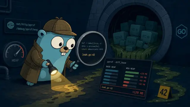 Hunt Down Go Memory Leaks with pprof and Live Heap Diffing