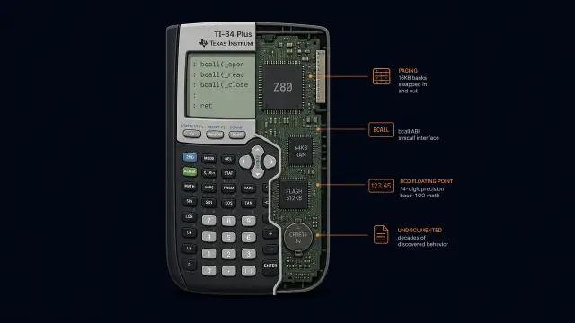 Inside the TI-84 Plus: A Complete Reverse Engineering of Its Z80 Operating System
