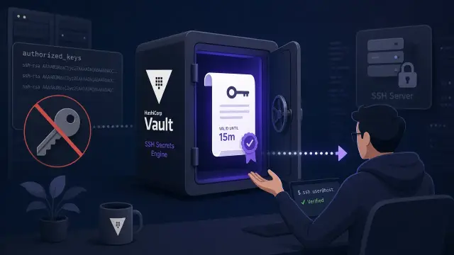 Issue Short-Lived SSH Certificates with HashiCorp Vault (No More Static Keys)