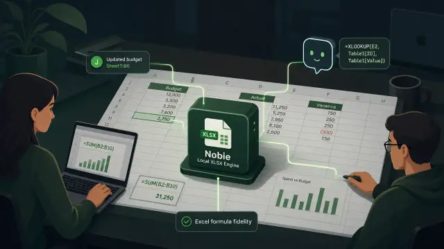 Nobie Makes Spreadsheets a Shared Agent Runtime