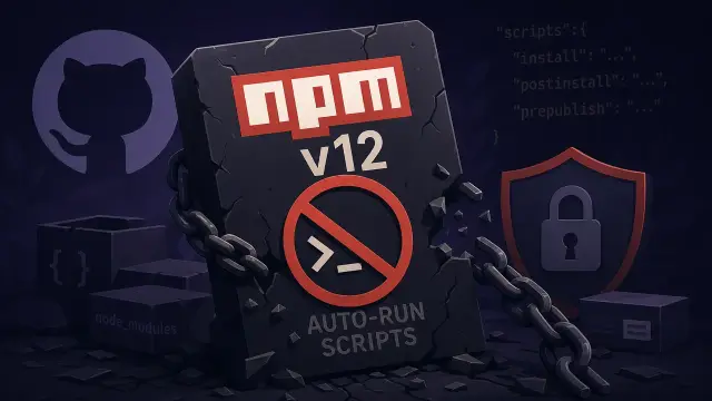 npm v12 Kills Auto-Run Scripts: What Developers Must Do