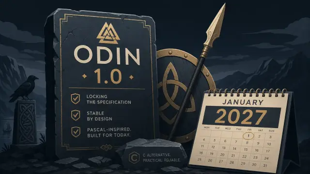 Odin Sets Its 1.0 Release for January 2027