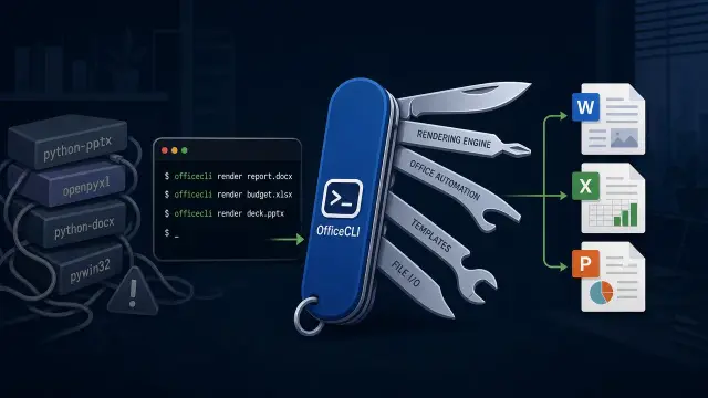 OfficeCLI Gives AI Agents a Programmatic Grip on Microsoft Office