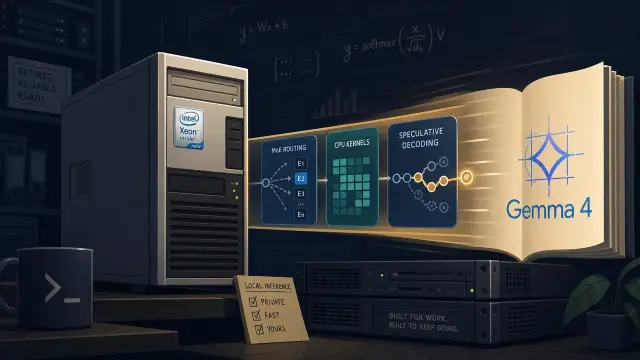 Old Xeons Can Run Gemma 4 at Reading Speed