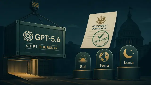 OpenAI's GPT-5.6 Ships Thursday, After a Government Permission Slip