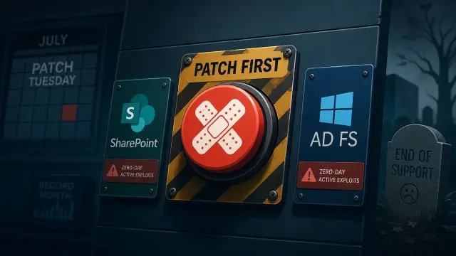 Patch the SharePoint and AD FS zero-days first