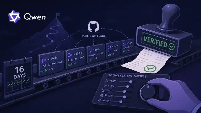 Qwen's 16-Day Coding Run Sets a New Bar for Receipts