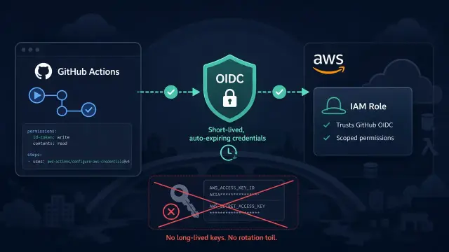 Replace Long-Lived AWS Credentials with GitHub Actions OIDC