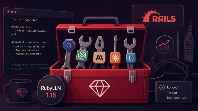 RubyLLM 1.16: Bringing Sanity to the Ruby AI Stack