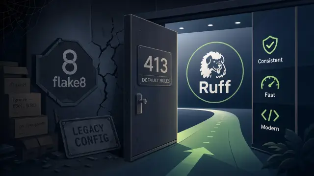 Ruff's 413 Default Rules End the Flake8 Era