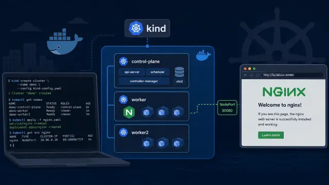 Run a Multi-Node Kubernetes Cluster Locally with kind