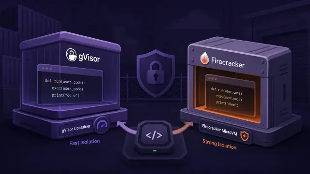 Sandbox Untrusted LLM-Generated Code with gVisor and Firecracker