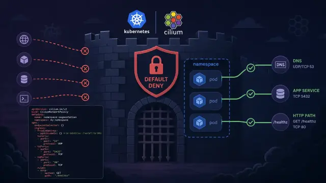 Segment a Kubernetes Cluster with Cilium Network Policies