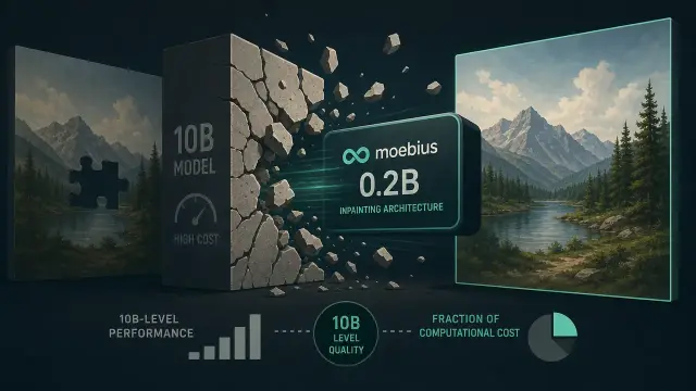 Shattering the Scaling Law: Inside Moebius's 0.2B Inpainting Architecture