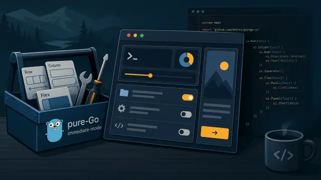 Shirei bets on pure-Go immediate-mode desktops