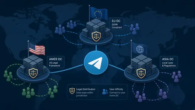 Telegram's Sticky Home-DC Architecture