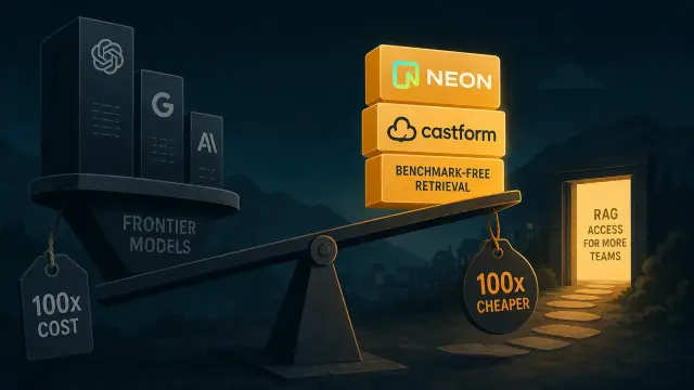 That 100x-Cheaper Retrieval Claim Is Half Right