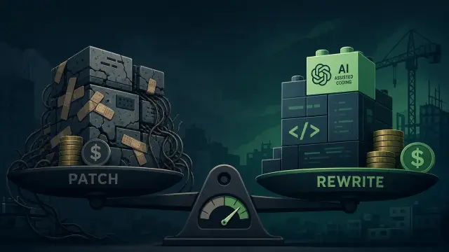 The New Economics of the AI Software Rewrite