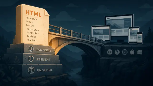 The Unreasonable Power of Plain HTML
