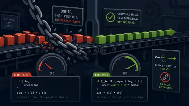 The Useless If That Broke a Latency Chain