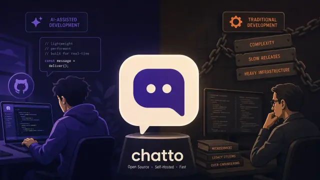 The Vibe Coding Debate Behind Chatto's Snappy Open Source Launch