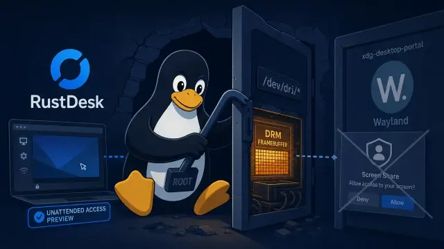 To Crack Wayland, RustDesk Went Straight to the Kernel