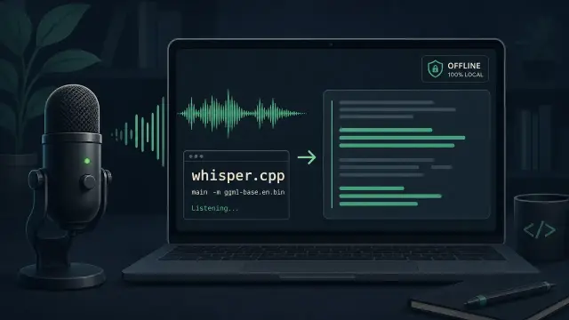 Transcribe Audio Locally in Real Time with Whisper.cpp
