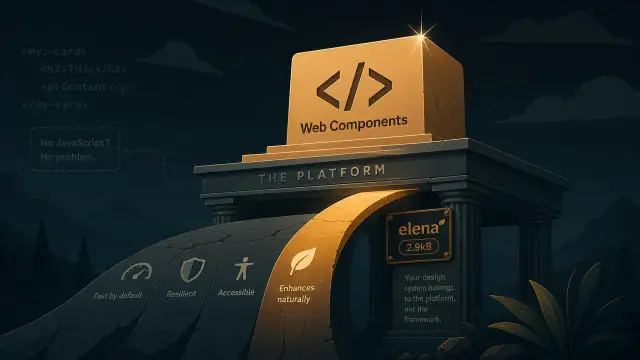 Web Components Finally Learn Progressive Enhancement