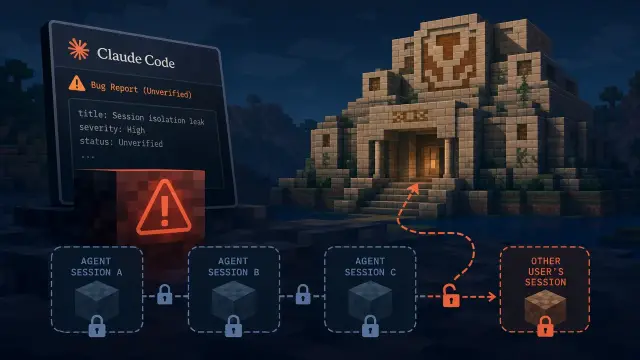 When Your Agent Starts Building Someone Else's Minecraft Temple