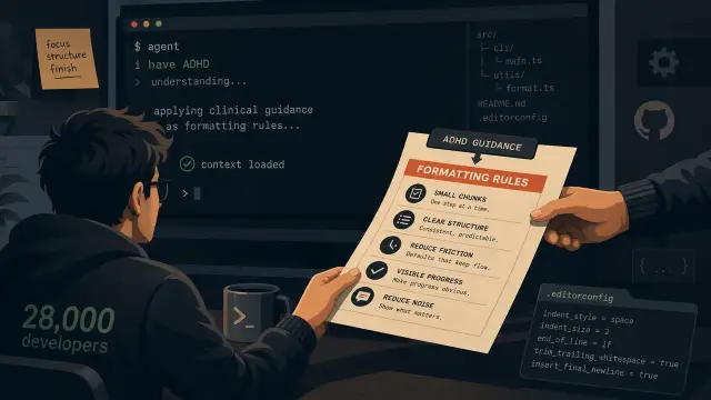 Why 28,000 developers told their agent they have ADHD